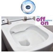 Randloos Hangtoilet Alexandria Lux Hoog Vierkant 51x35x37cm incl. softclose Toiletbril Toiletpot Hangend