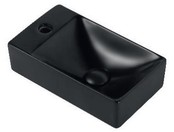 Toiletfontein Mulo Mat Zwart Kraangat Links 37x21x10 cm