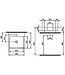 Toiletfontein Mulo Mat Zwart Kraangat Links 37x21x10 cm