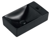 Toiletfontein Mulo Mat Zwart Kraangat rechts 37x21x10 cm