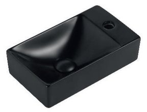 Toiletfontein Mulo Mat Zwart Kraangat rechts 37x21x10 cm