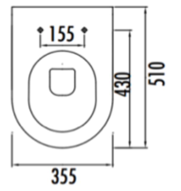 Creavit FE320 Hangtoilet met Bidet Glans Wit Incl. softclose toiletbril RVS sproeier verdekte bevestiging