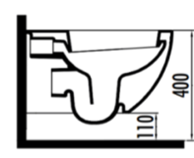 Creavit FE320 Hangtoilet met Bidet Glans Wit Incl. softclose toiletbril RVS sproeier verdekte bevestiging