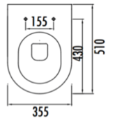 Creavit FE320 Hangtoilet incl. softclose toiletbril Glans Wit verdekte bevestiging anti bacterieel. Creavit FE320 Hangtoilet incl. softclose toiletbril Glans Wit verdekte bevestiging anti bacterieel.