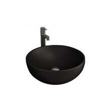 Waskom Bocchi Mat Zwart Venezia 45X45X17,5 CM