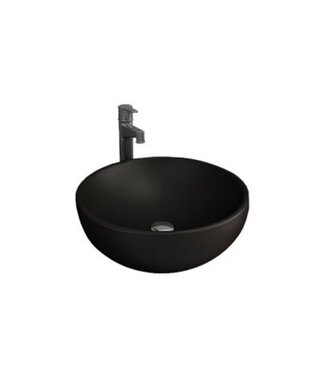 BOCCHI Waskom Bocchi Mat Zwart Venezia 45X45X17,5 CM