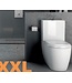 Staand Toilet met Bidet Creavit GRANDE XXL Duoblok incl. WC-bril OA en PK