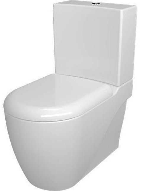 Staand Toilet met Bidet Creavit GRANDE XXL Duoblok incl. WC-bril OA en PK