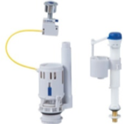 Staand Toilet met Bidet Creavit GRANDE XXL Duoblok incl. WC-bril OA en PK