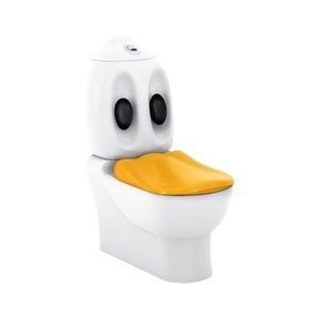 Kindersanitair Creavit Ducky Staandtoilet Compleet OA - Sanitair voor kinderen.