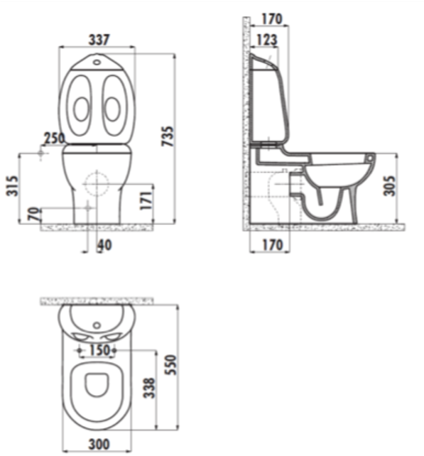 Kindersanitair Creavit Ducky Staandtoilet Compleet OA - Sanitair voor kinderen. Kindersanitair Creavit Ducky Staandtoilet Compleet OA - Sanitair voor kinderen.