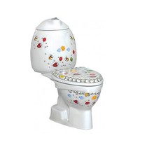 Kindertoilet Staand Creavit Kidsparty OA - Sanitair Voor kinderen Duoblok OA