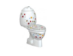 Kindertoilet Staand Creavit Kidsparty OA - Sanitair Voor kinderen Duoblok OA