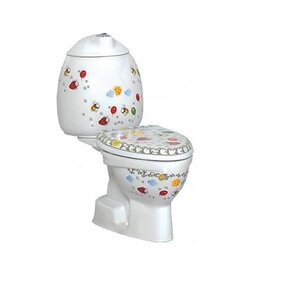 Kindertoilet Staand Creavit Kidsparty OA - Sanitair Voor kinderen Duoblok OA