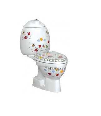 CREAVIT Kindertoilet Staand Creavit Kidsparty OA - Sanitair Voor kinderen Duoblok OA