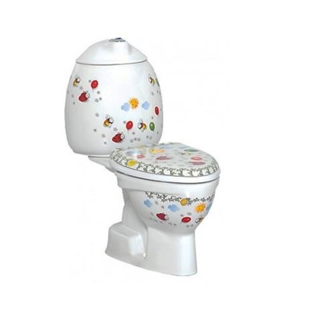 Kindertoilet Staand Creavit Kidsparty OA - Sanitair Voor kinderen Duoblok OA