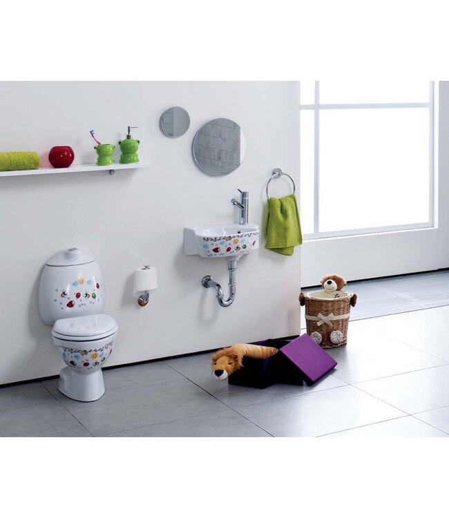 CREAVIT Kindertoilet Staand Creavit Kidsparty OA - Sanitair Voor kinderen Duoblok OA
