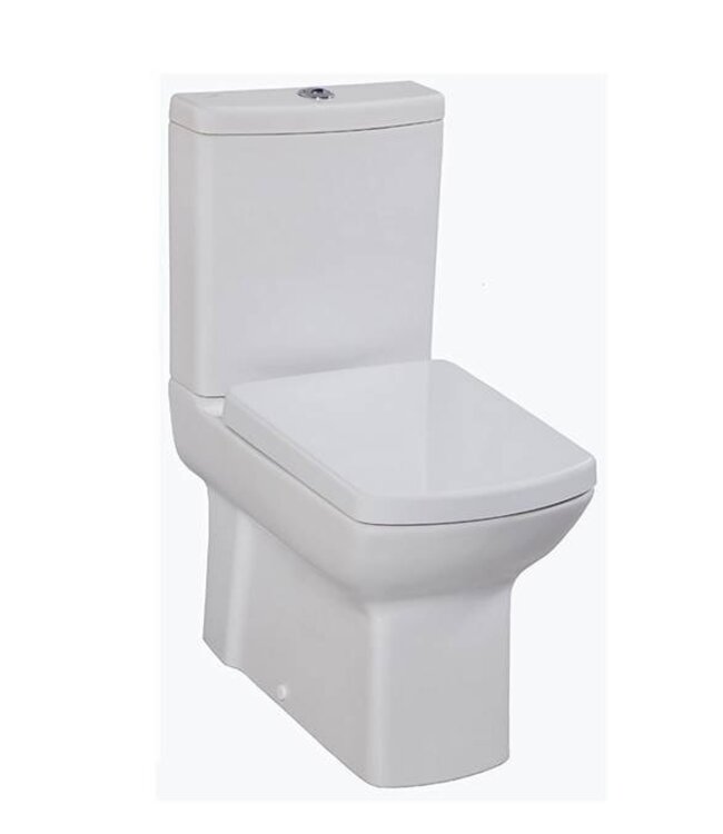 Staand Toilet met Bidet Creavit Lara Wit Compleet incl. Toiletbril