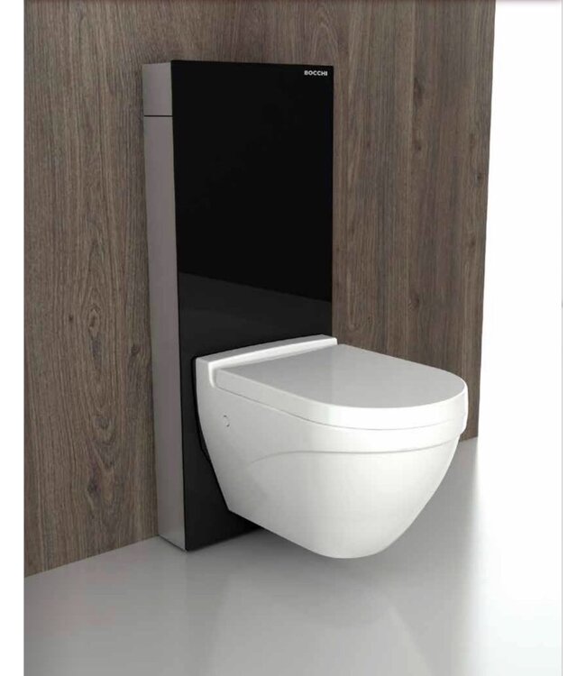 Hangtoilet Bocchi Taormina Glans Wit  incl. toiletbril Softclose met spoelrand