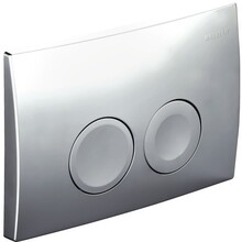 Geberit Bedieningsplaat Delta 21 chroom mat