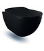 Compleet Set Geberit UP320 met Creavit Hangtoilet Freedom met bidet Mat Zwart incl. Toiletbril met of zonder spoelrand