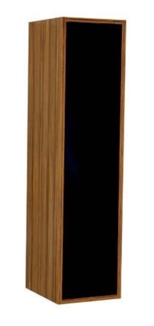 Badkamermeubel set Mass Bruin Zwart 50x85x50 cm incl. Onderkast, Spiegel + tablet en Hangkast Creavit