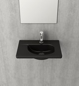 Bocchi Toilet Fontein Mat Zwart 45x31cm Taormina Arch Bocchi Toilet Fontein Mat Zwart 45x31cm Taormina Arch