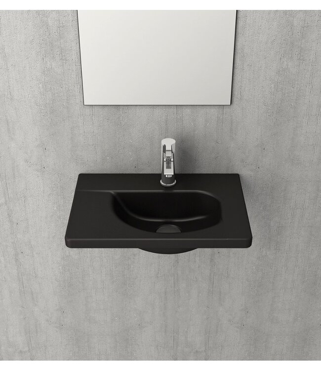 Bocchi Toilet Fontein Mat Zwart 45x31cm Taormina Arch