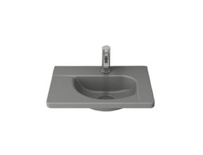Bocchi Toilet Fontein Mat Grijs 45x31cm Taormina Arch
