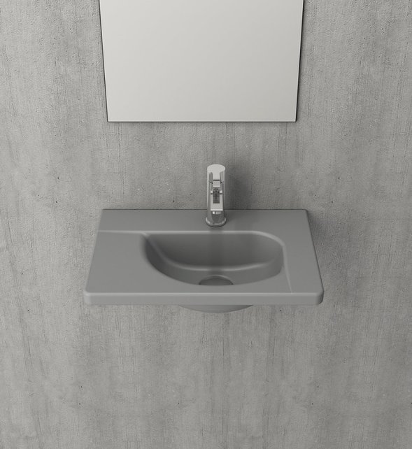 Bocchi Toilet Fontein Mat Grijs 45x31cm Taormina Arch