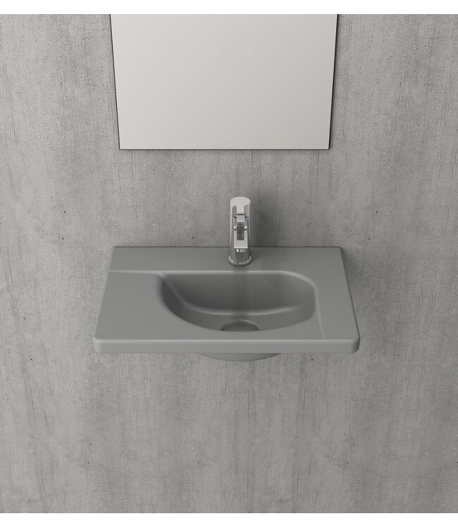 Bocchi Toilet Fontein Mat Grijs 45x31cm Taormina Arch
