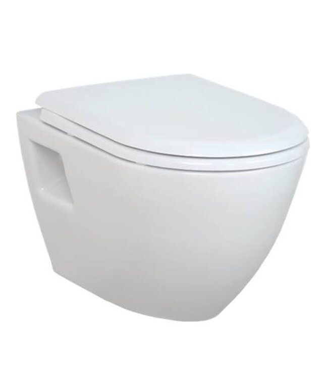 Compleet Geberit set UP100 Creavit TP325 met Bidet 49,5x35,5x33,5 cm