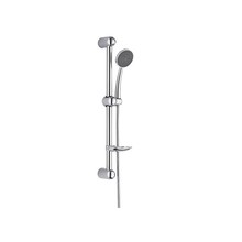 Aloni Glijstangset Rond New Mono met Handdouche en Zeephouder.