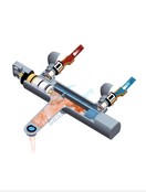 Douchekraan Aloni Glans Chroom met thermostaatfunctie 15-HoH