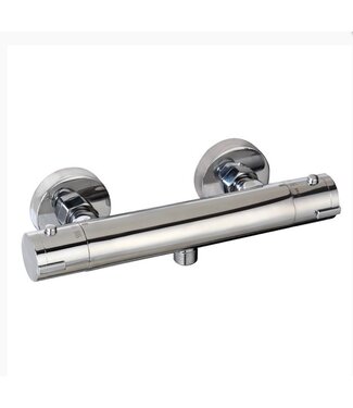 CREAVIT Douchekraan Aloni Chroom - Douchethermostaat Opbouw - Messing Verschroomd