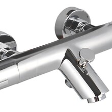 Creavit Aloni Badkraan Chroom Opbouw themostatisch Messing