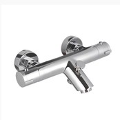 Creavit Aloni Badkraan Chroom Opbouw themostatisch Messing Creavit Aloni Badkraan Chroom Opbouw themostatisch Messing