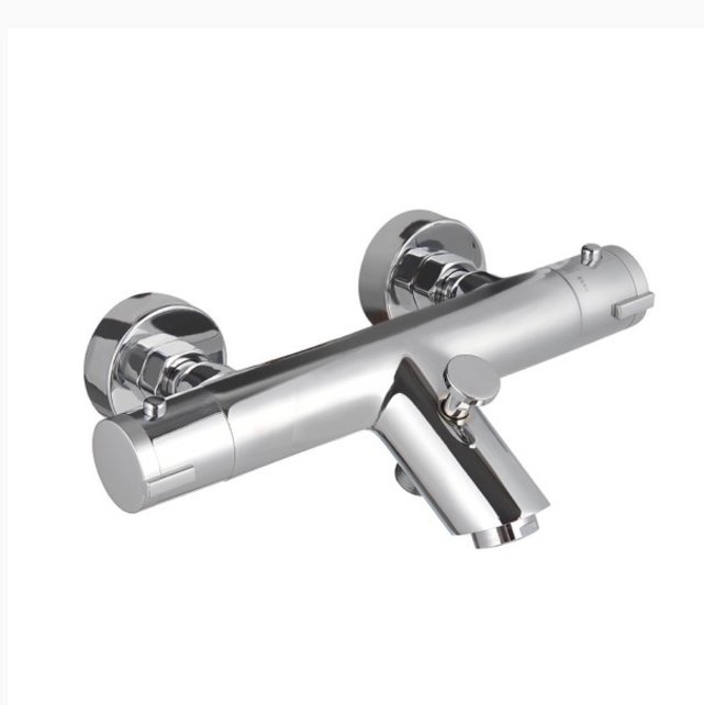 Creavit Aloni Badkraan Chroom Opbouw themostatisch Messing Creavit Aloni Badkraan Chroom Opbouw themostatisch Messing