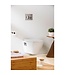 Creavit TP326 Hangtoilet met bidet Design glans Wit incl. Toiletbril