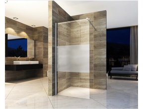 Inloopdouche 90x200cm ECO Helder / Mat Glas Douchewand Veiligheidsglas 8mm met Antikalk 200cm