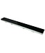 ALONI Douchegoot Glasrooster Zwart 80cm 7cm diep Aloni