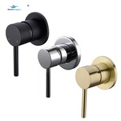 Omstelkraan Zwart inbouw Bidetkraan mat zwart warm en koud tbv bidettoilet Douchewc bidetdouche