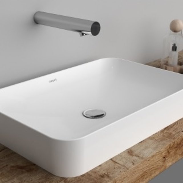 Automatische Sensorkraan Wastafelkraan infrarood inbouw Creavit Designkran chroom Sensorkraan inbouw 207mm