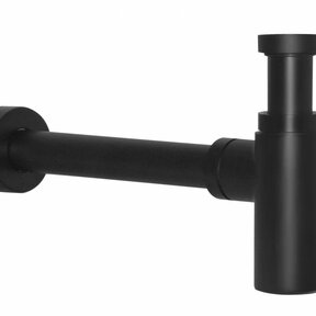 Design sifon Donna Mat Zwart Fonteinsifon Rond Rvs 5/4" X 32 mm