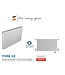 Belrad Integraal Radiatoren Paneel radiator Type22 700x500mm met 6 aansluitingen omkeerbaar afmetingen t/m 1200mm