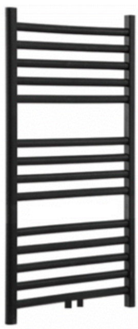 Aloni Handdoekradiator 1100x600mm Zwart Mat Geborsteld 750 Watt Midden aansluiting Aloni Handdoekradiator 1100x600mm Zwart Mat Geborsteld 750 Watt Midden aansluiting