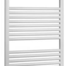 Aloni Handdoekradiator 1600x600mm Wit Mat Geborsteld 1025 Watt Midden aansluiting