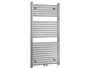 Aloni Handdoekradiator 1600x600mm Wit Mat Geborsteld 1025 Watt Midden aansluiting