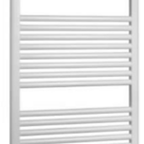 Aloni Handdoekradiator 1600x600mm Wit Mat Geborsteld 1025 Watt Midden aansluiting