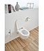 Randloos Hangtoilet met geintegreerde bidetkraan Koud 54x36cm incl. softclose toiletbril